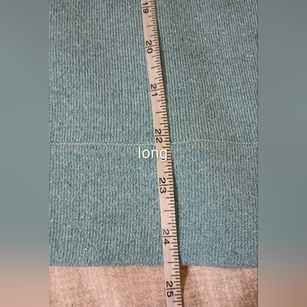Vintage Necessary Objects Teal Sleeveless Blouse Size L ✨ - Picture 6 of 9